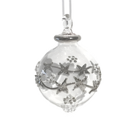 Victorian Gem Bauble in Silver, Small