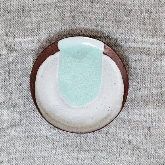 Handmade Terracotta Trinket Dish / Tiny Plate |Celeste