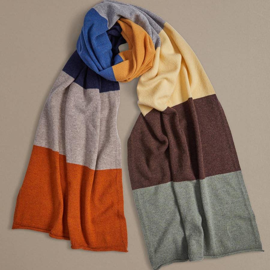 Oversized Scarf | Multi Stripe