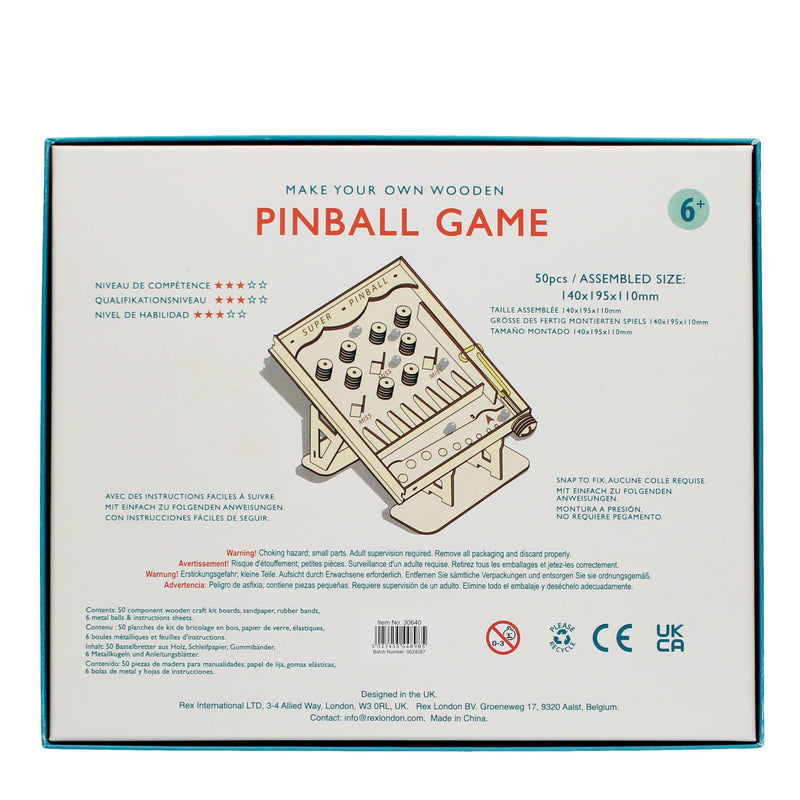 Make your own wooden table game | Pinball