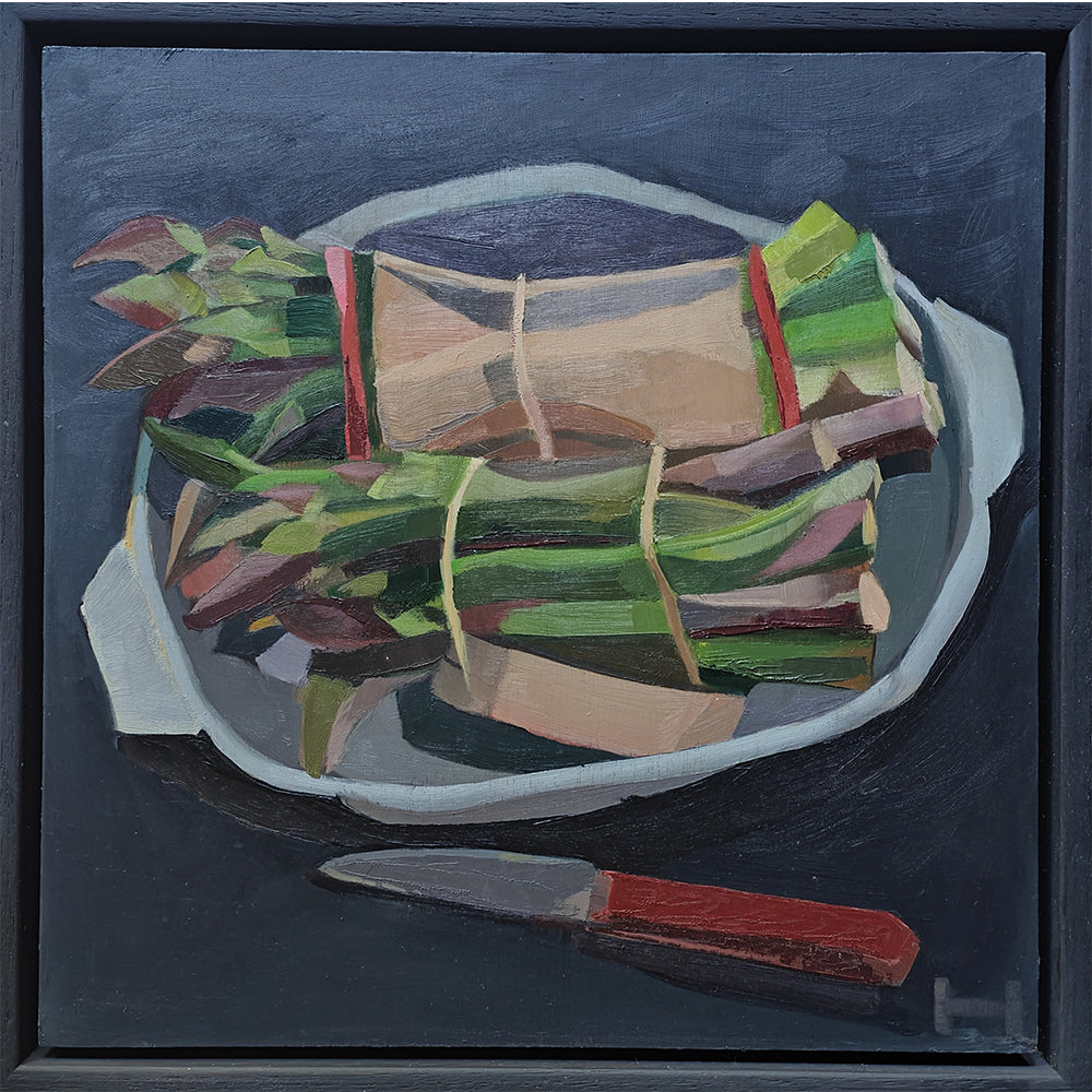 'Asparagus' Oil On panel Framed