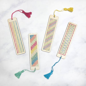 DIY Craft Kit - Make Your Own Stitched Tassel Bookmark