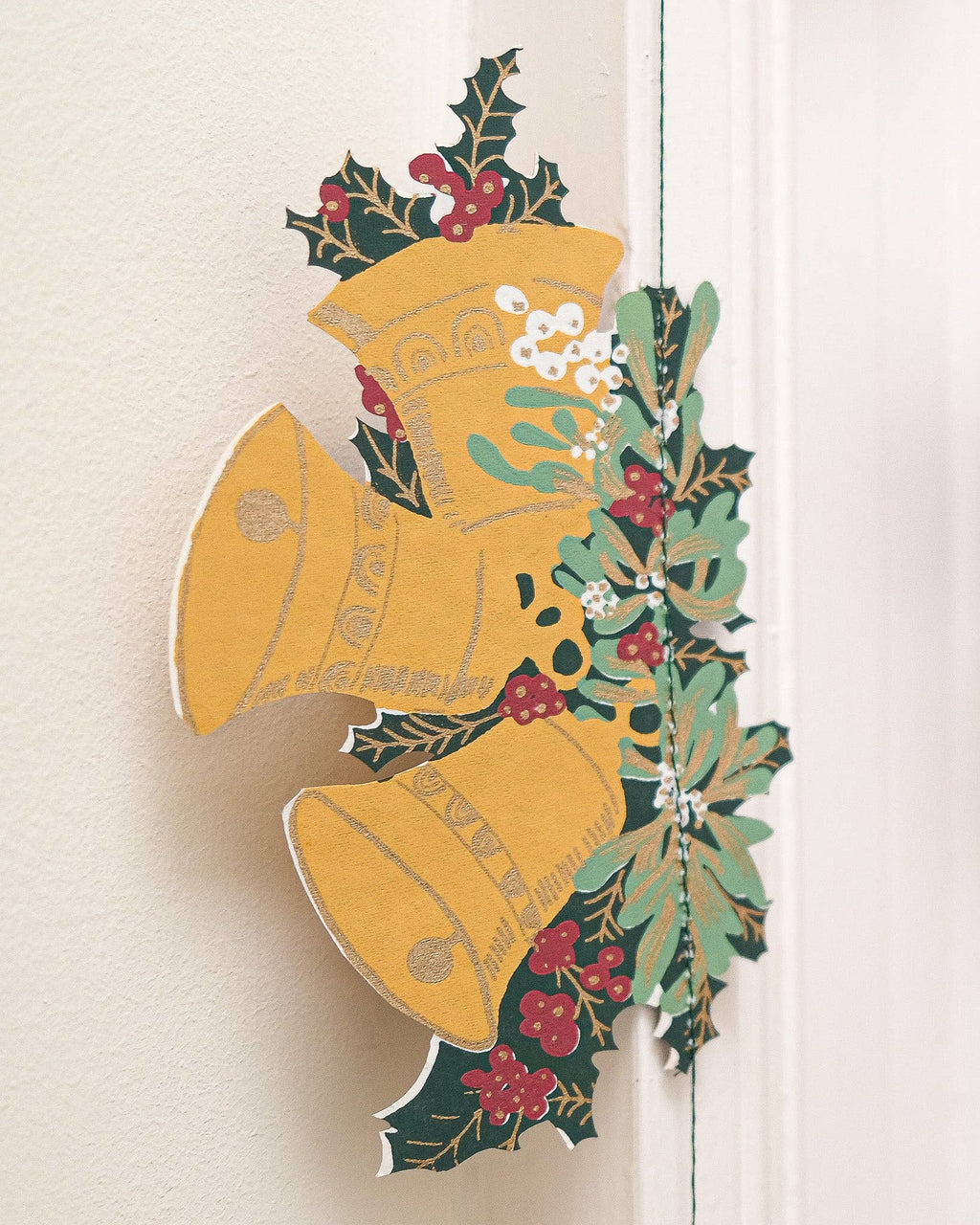 Traditional Christmas Vertical Wall Hanging