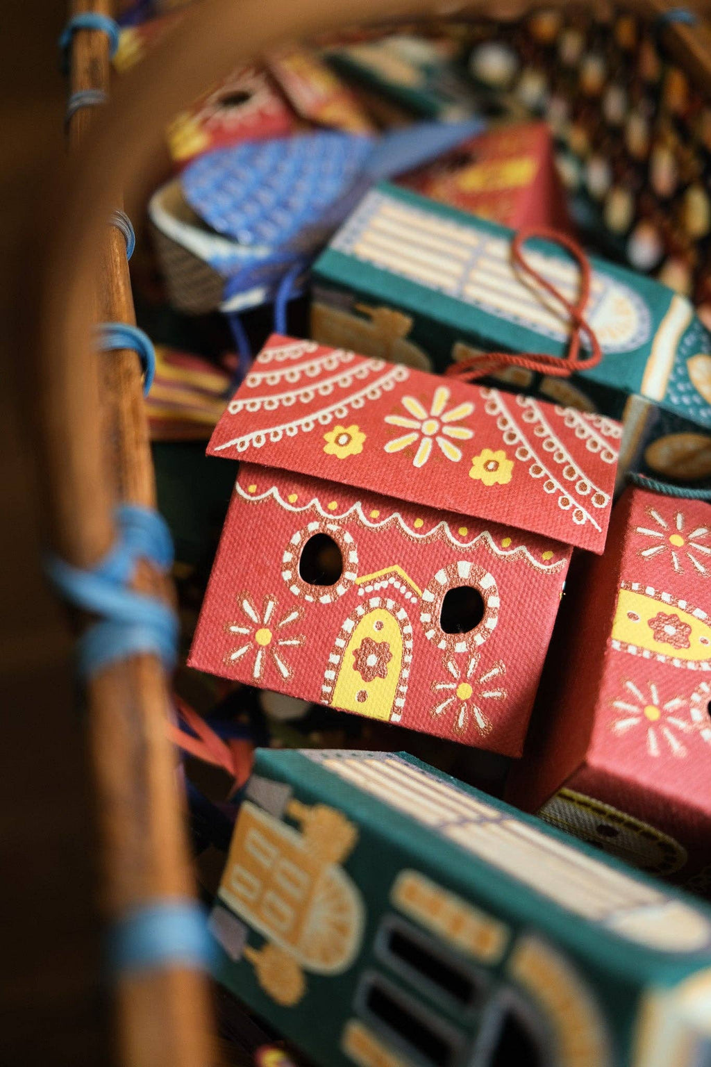 Gingerbread House Screen-Printed Board Decoration