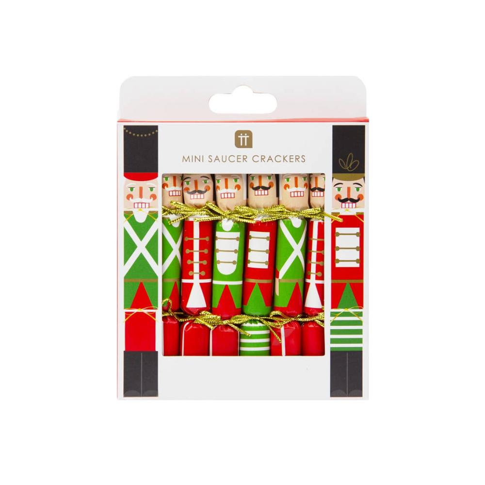 Nutcracker Mini Christmas Crackers -Pack of 8