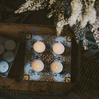 Box of Scented Tealights: Nutmeg‚ Orange and Cinnamon - Winter Cottage Design