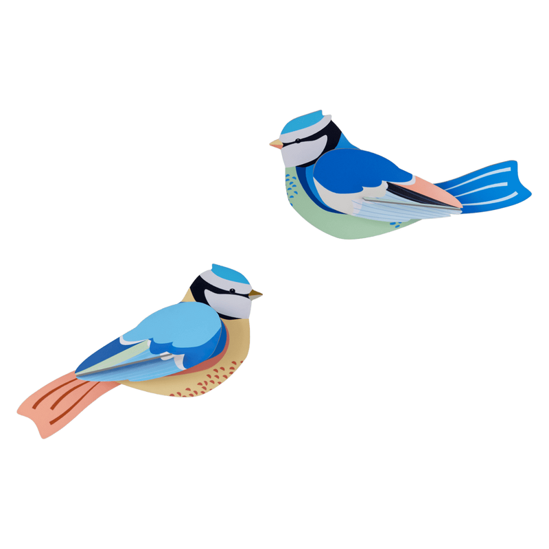 Pair of Blue Tits Wall Art