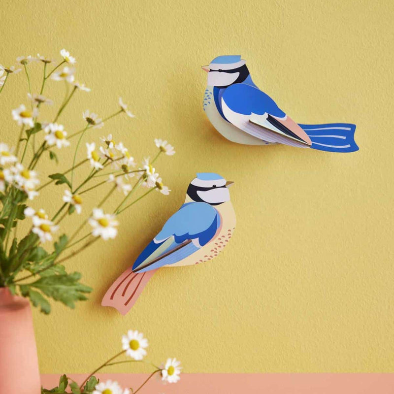 Pair of Blue Tits Wall Art