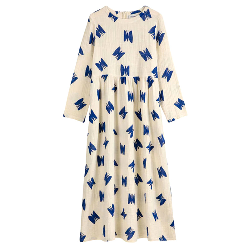 Butterfly Print Long Dress