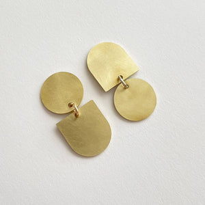 Twins Earrings Brass