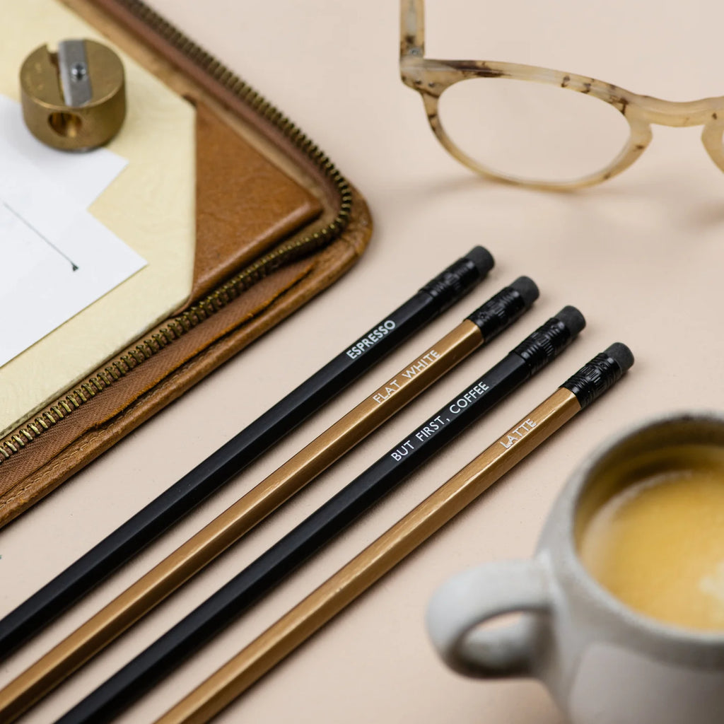 Coffee Pencil Set- Browns