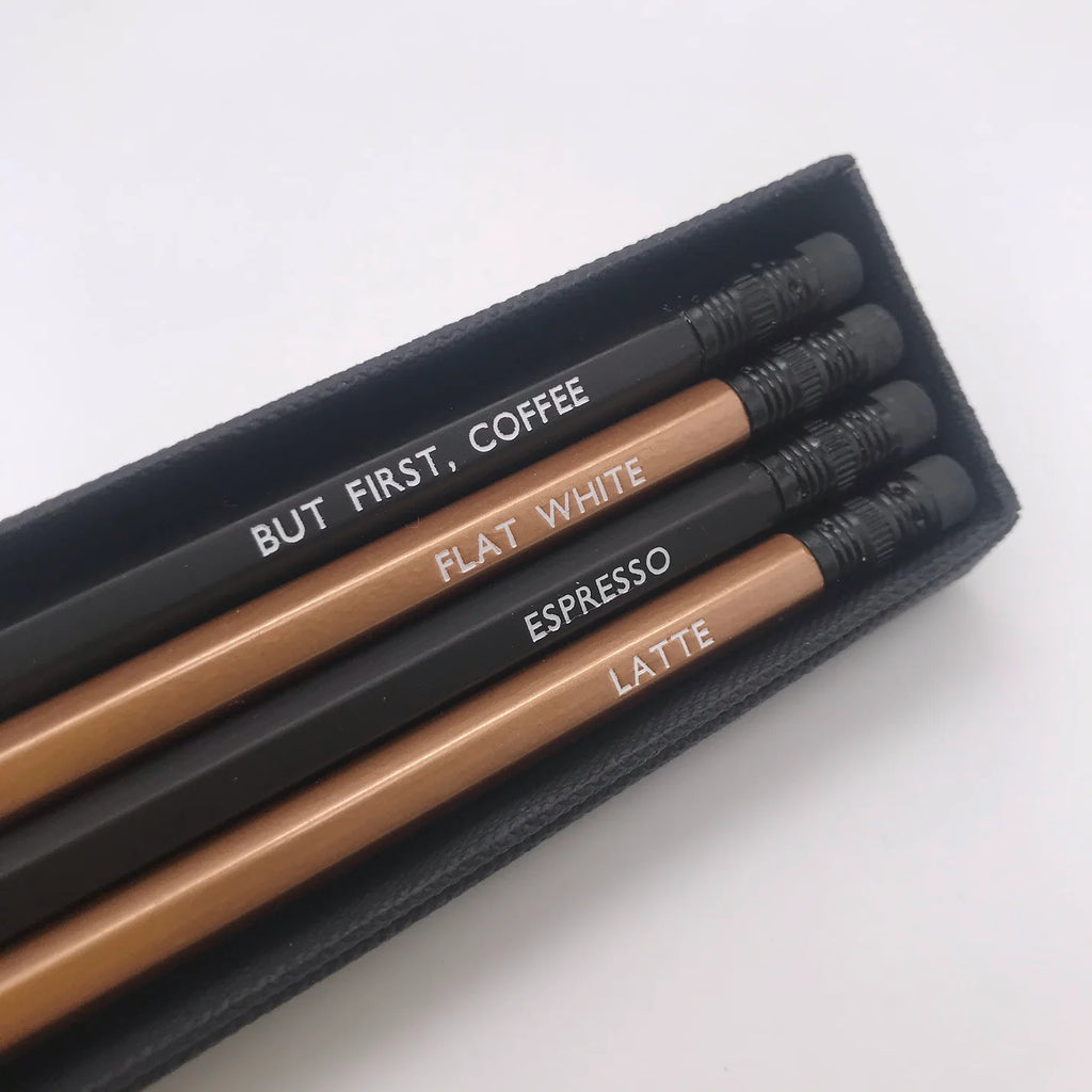 Coffee Pencil Set- Browns