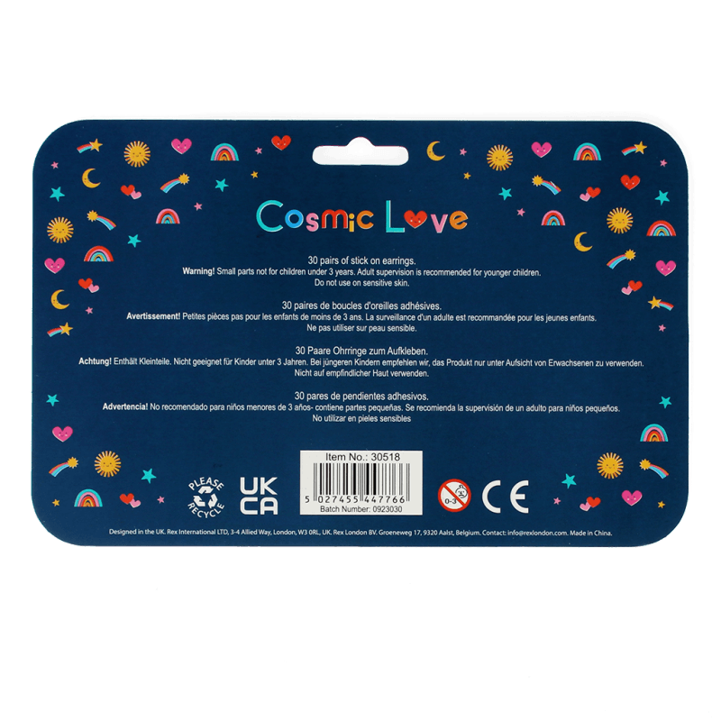 Stick on Earrings - Cosmic Love