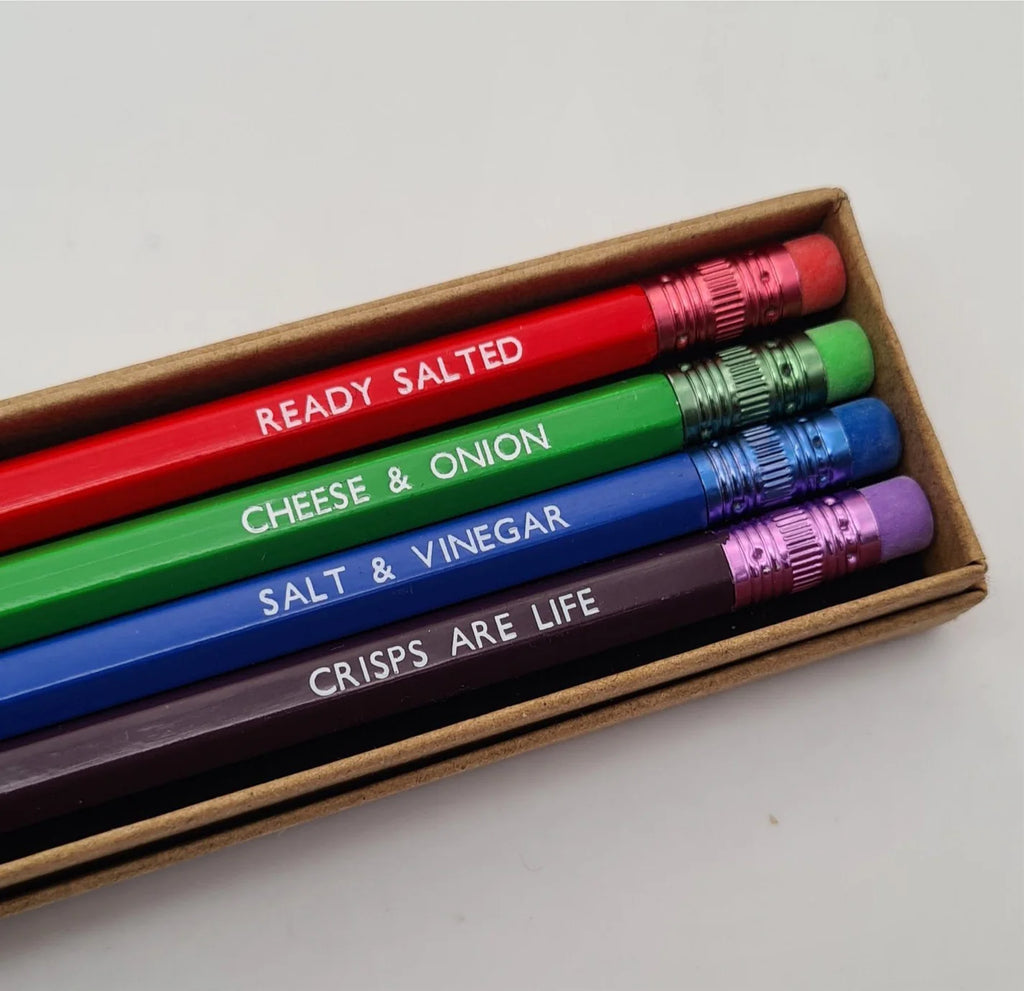 Crisps are Life Pencil Set- Multicoloured