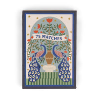 Boxed Matches Peacock Blue