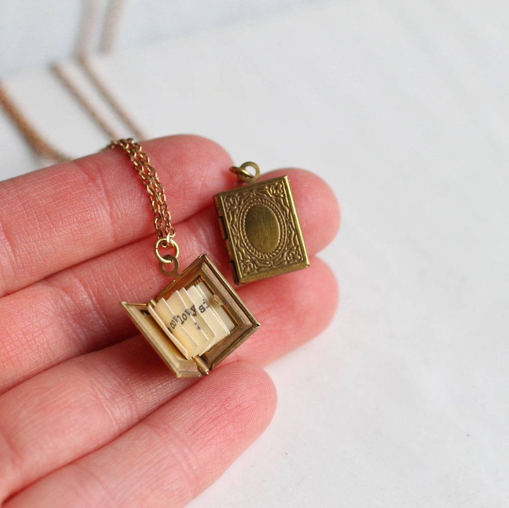 Tiny Book Locket