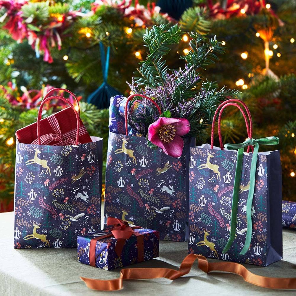 Twilight Eco Christmas Gift Bags Pack of 8