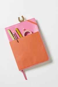 Designworks Ink Vegan Leather Pocket Journal | Pink & Chilli