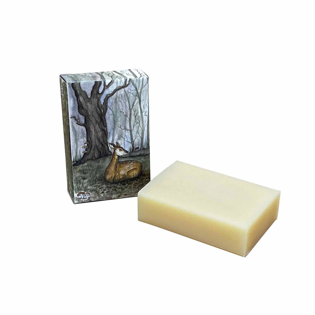 Winter Walks Scent Natural Soap - Sitting Deer Design