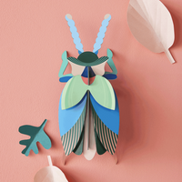 Large Emerald Beetle Wall Art