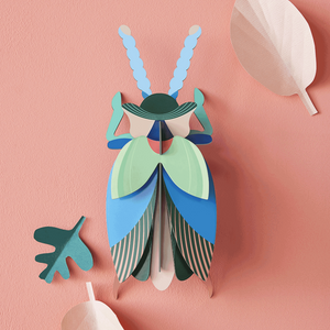 Large Emerald Beetle Wall Art