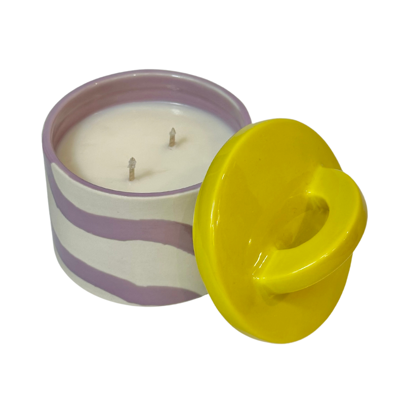 Water Lotus & Rose Scented Candle