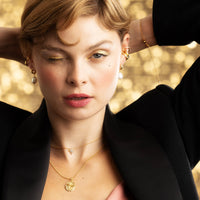 Starburst Necklace with Slider Clasp | 18k Gold Plated