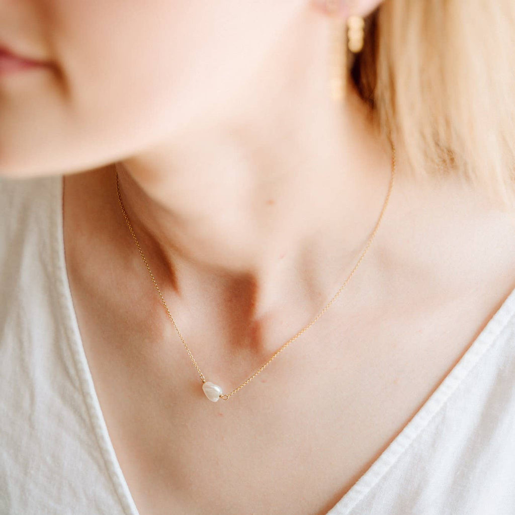 Keishi Pearl Necklace