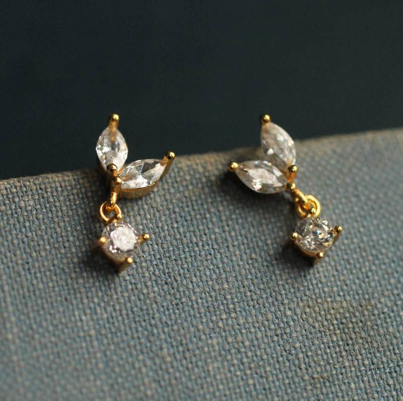 Japanese Petal Stud Earrings