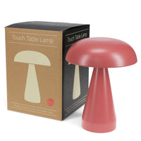 Touch dimmable mushroom table lamp | Peach