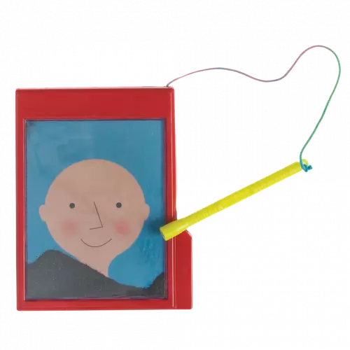 Fuzzy Face Magnet Toy