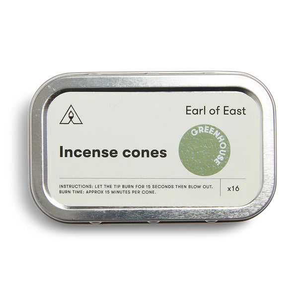 Earl of East - Greenhouse Incense Cones (16pk)