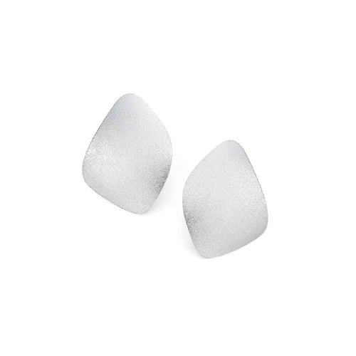 Freeform Wing Studs in Silver