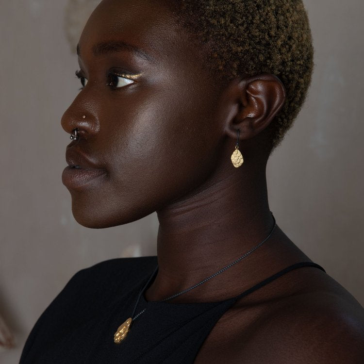 Kimana Drop Earrings, Gold Plated