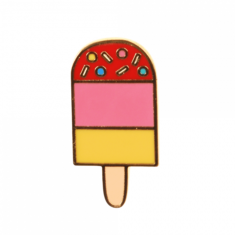 Pin Badge-Ice Lolly