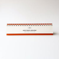 Mini Desk Calendar 2025 Rust