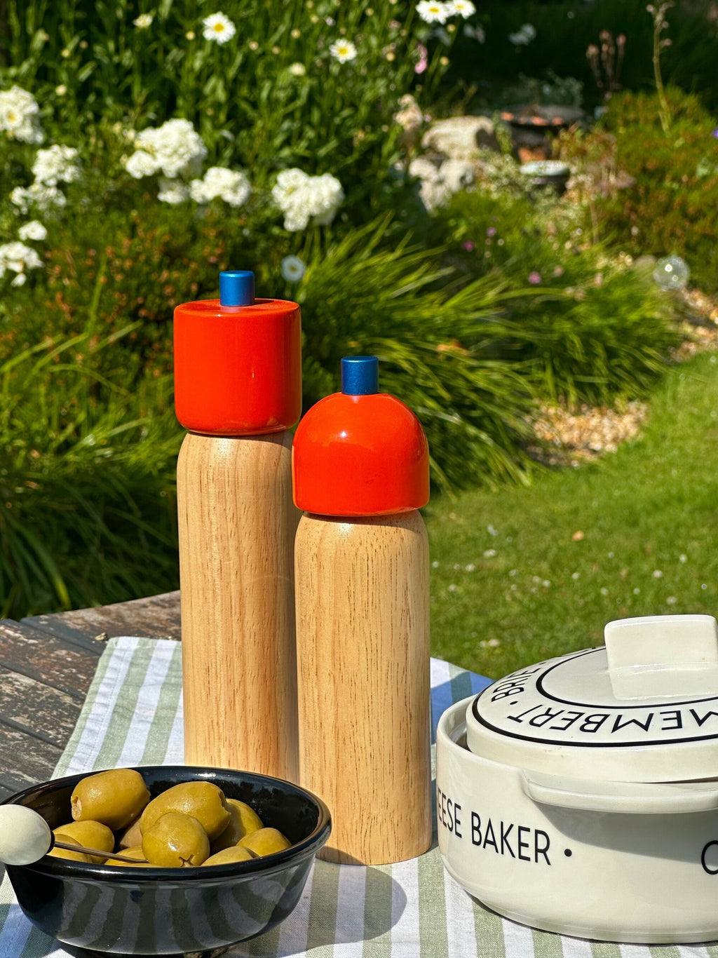 Salt and Pepper Grinder - Orange and Blue