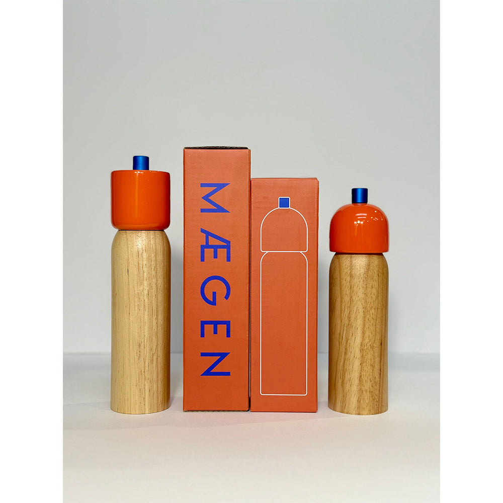 Salt and Pepper Grinder - Orange and Blue