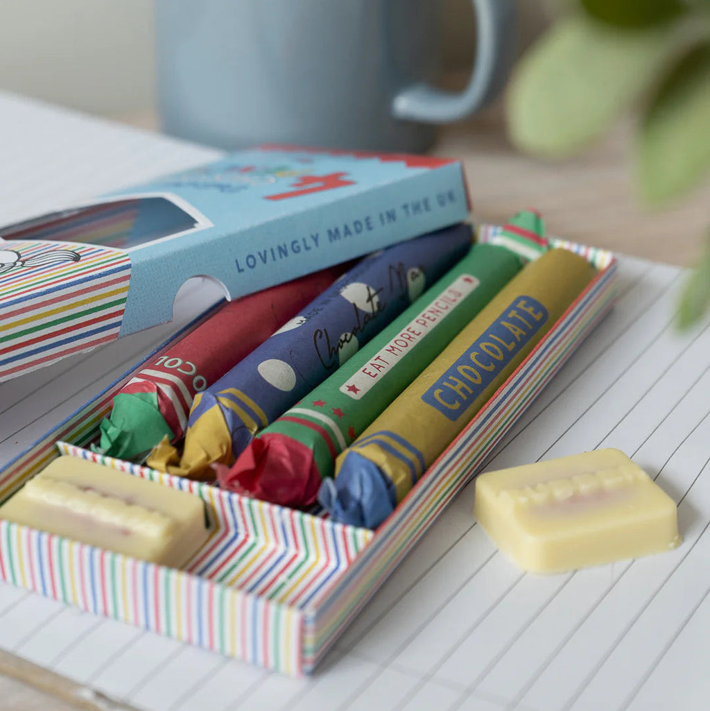 Chocolate Pencils and Rubbers
