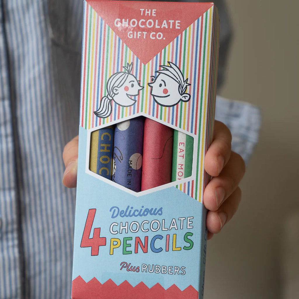 Chocolate Pencils and Rubbers