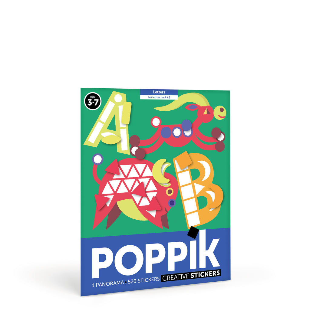Poppik Creative Stickers - Letters