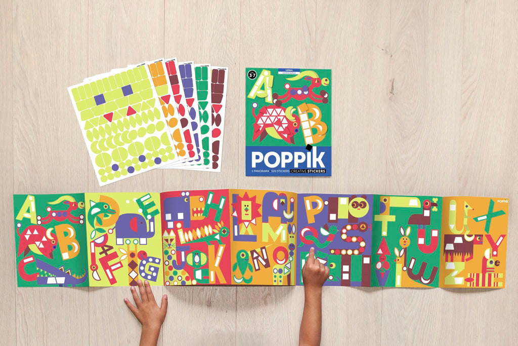 Poppik Creative Stickers - Letters