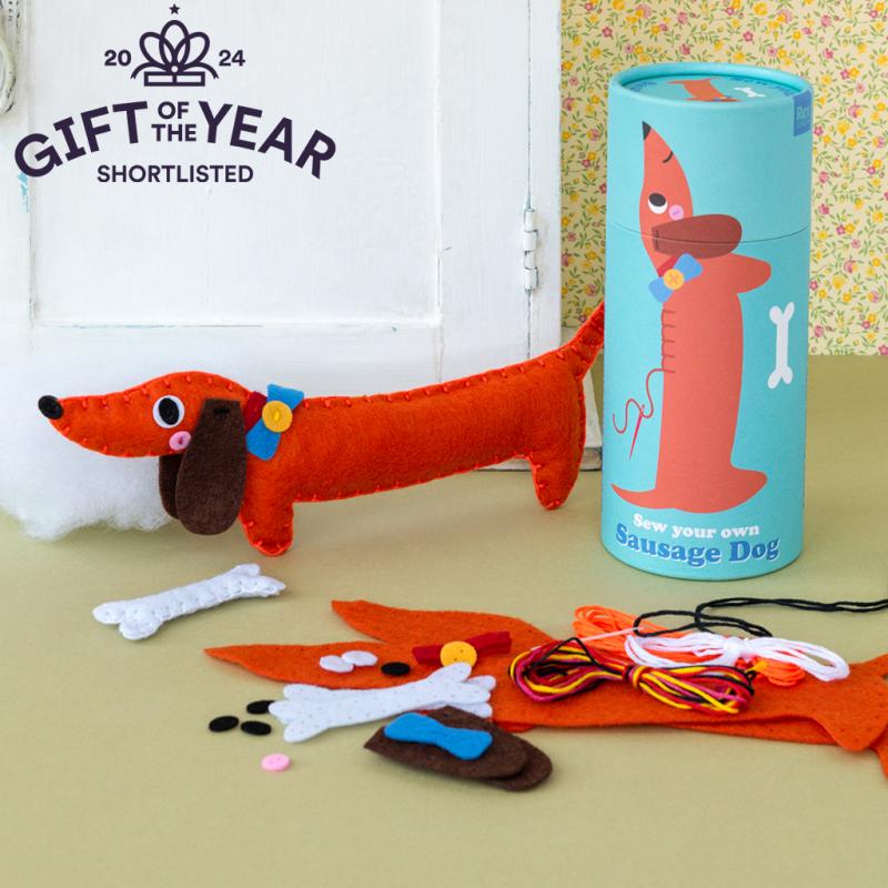 Felt Craft Kit- Sew Your Own Sausage Dog