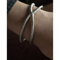 Starfish Bangle, Silver