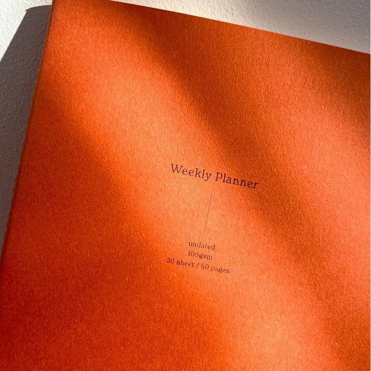 Weekly Planner Notebook A5