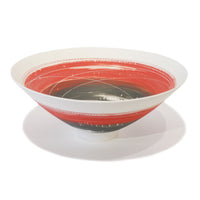 Large Black and Red Bowl