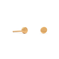 Gold Dot Stud Earrings