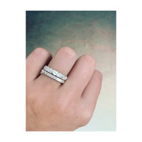 Double Layered Silver Wings Ring