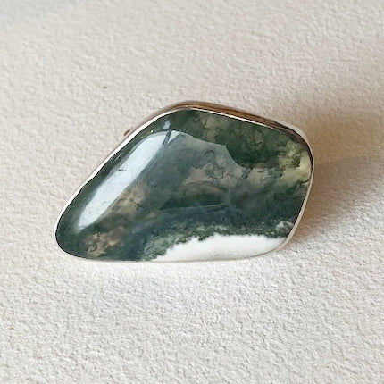 Moss Agate Ring