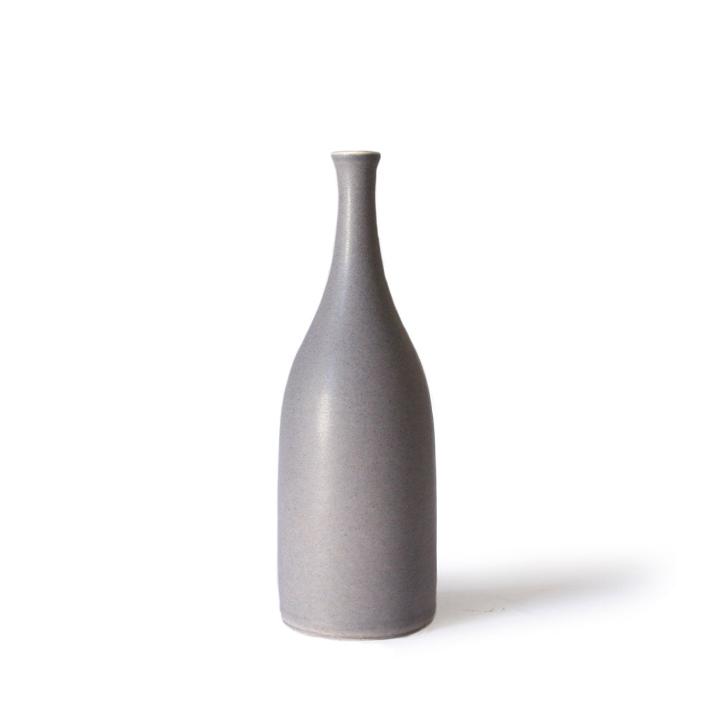 Slate Grey Bottle Vase